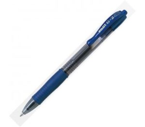 Στυλό Pilot BL-G2 1mm roller gel με κλικ grip μπλε