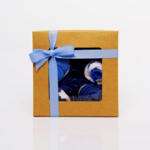 Baby Blue Cupcake Box Αγόρι (16 x 16 x 8 cm)