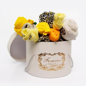 Yellow Bouquet Box Κορίτσι (20 x 20 x 30 cm)