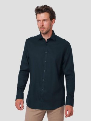Marcus Rice Shirt 7050 Dark navy Πουκάμισο Σκούρο Μπλέ