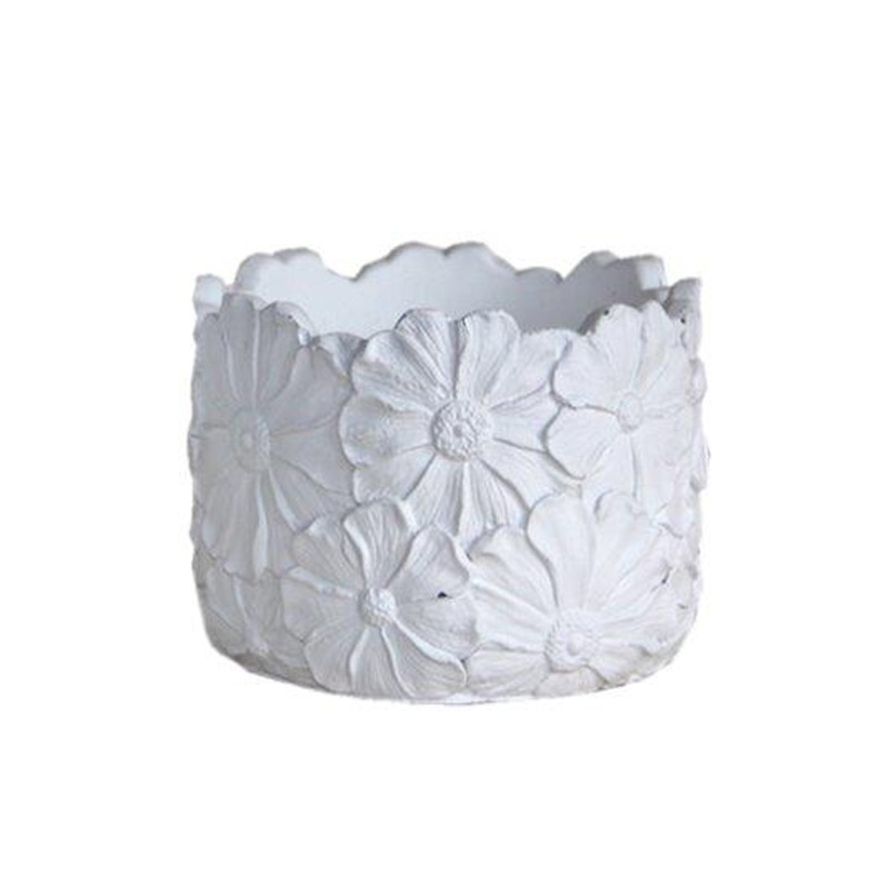 Διακοσμητικό Βάζο Κεραμικό Λευκό Art et Lumiere 10593 15cm X 15cm X 10.5cm