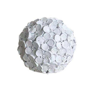 Διακοσμητική Μπάλα Κεραμικό Λευκό Art et Lumiere 10590 11cm X 11cm