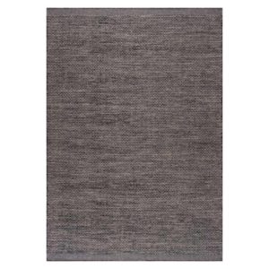 Χαλί μοντέρνο Bioko Woolen Kelims Grey-Black 0.70m X 1.40m