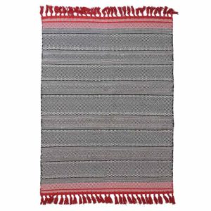 Κιλίμι Royal Carpet Urban Cotton Kilim Estelle Bossa Nova Red-Grey 0.70m X 1.40m