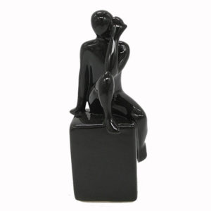 Διακοσμητικό Αγαλματίδιο Κεραμικό Μαύρο Art et Lumiere 30508 7.5cm X 7cm Χ 20cm