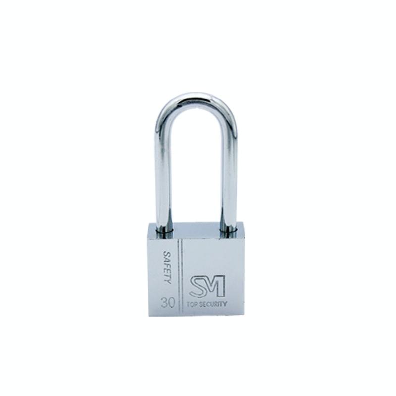 Square Blade Imitation Stainless Steel Padlock, Specification: Long 30mm Not Open (OEM)