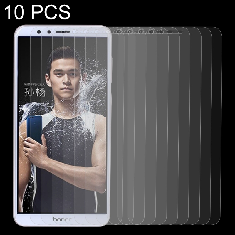 10 PCS for Huawei Honor Play 7X 0.26mm 9H Surface Hardness 2.5D Explosion-proof Tempered Glass Screen Film (OEM)
