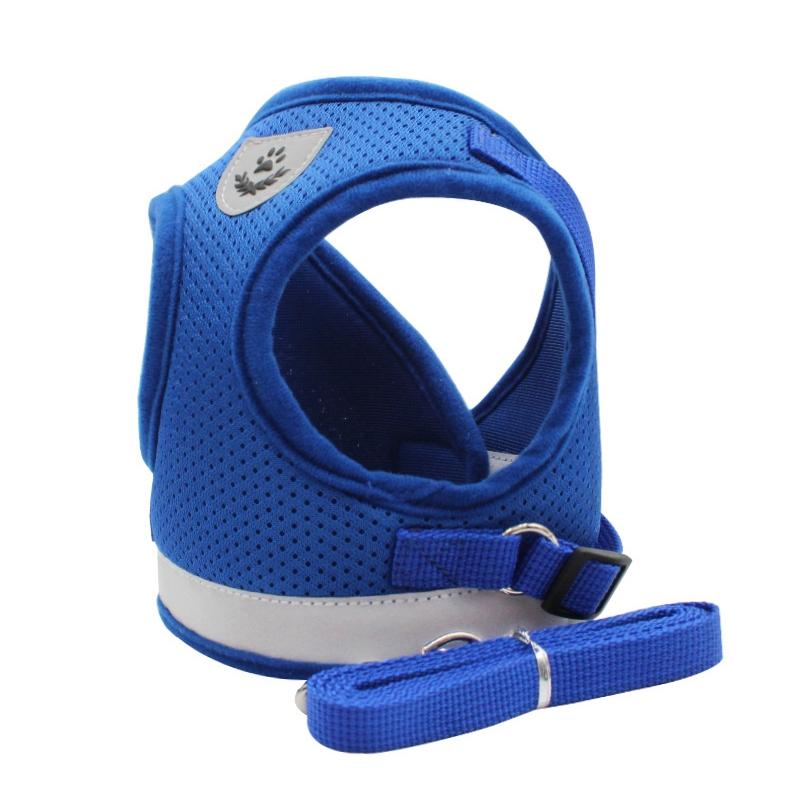 BL-844 Pet Chest Straps Reflective Breathable Dog Rope, Size: XS(Blue) (OEM)