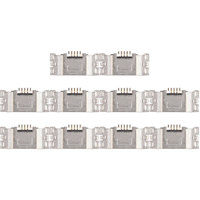 10 PCS Charging Port Connector for Nokia 6 (OEM)