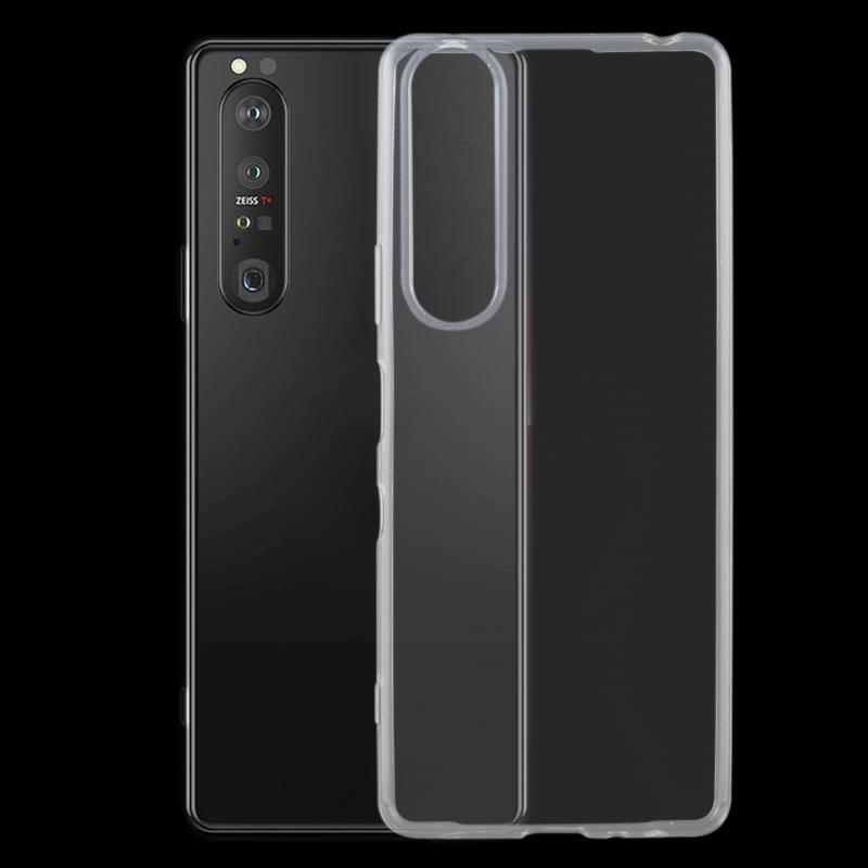 For Sony Xperia 1 III 0.75mm Ultra-thin Transparent TPU Soft Protective Case (Transparent) (OEM)