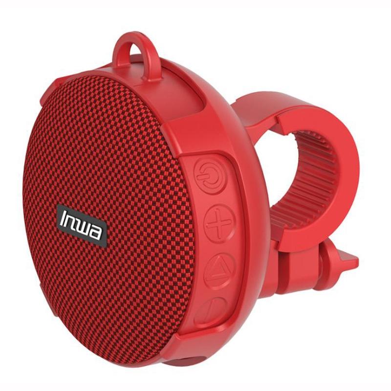 S360 Portable Outdoor Bikes Bluetooth Speaker IPX7 Waterproof Dust-proof Shockproof Speaker, Support TF(Red) (OEM)