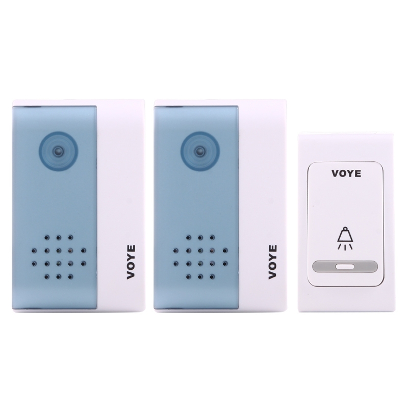 VOYE V004B2 Wireless Smart Music Home Doorbell with Dual Receiver, Remote Control Distance: 120m (Open Air) (VOYE) (OEM)