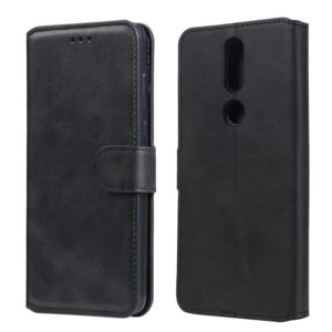 For Nokia 2.4 Classic Calf Texture PU + TPU Horizontal Flip Leather Case, with Holder & Card Slots & Wallet(Black) (OEM)