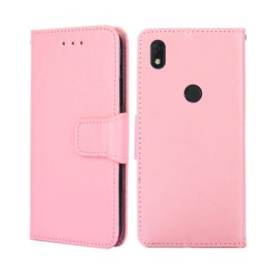 For Alcatel Axel / Lumos Crystal Texture Leather Phone Case(Pink) (OEM)