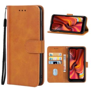 Leather Phone Case For DOOGEE S96 Pro(Brown) (OEM)
