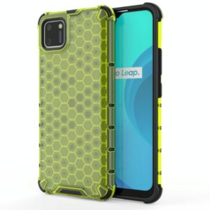 For OPPO Realme C11 Shockproof Honeycomb PC + TPU Case(Green) (OEM)