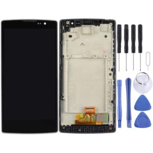 LCD Screen and Digitizer Full Assembly with Frame for LG SPIRIT / H440n / H441 / H443(Black) (OEM)