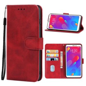 Leather Phone Case For Meizu V8 Pro(Red) (OEM)