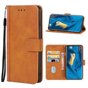 Leather Phone Case For ZTE Nubia Z30 Pro(Brown) (OEM)