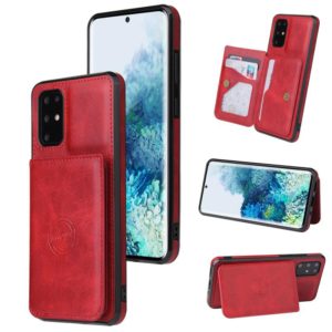 For Huawei P40 Calf Texture Magnetic Phone Case(Red) (OEM)