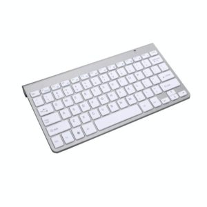 USB External Notebook Desktop Computer Universal Mini Wireless Keyboard Mouse, Style:Keyboard(Silver) (OEM)