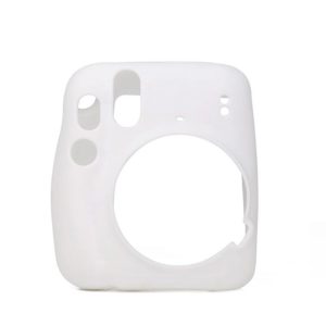 Camera Jelly Color Silicone Protective Cover For Fujifilm Instax mini 11(White) (OEM)