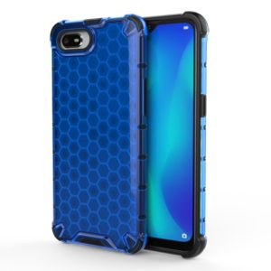 For OPPO Realme C2 Shockproof Honeycomb PC + TPU Case(Blue) (OEM)