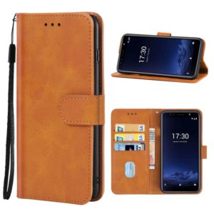 Leather Phone Case For Itel A36(Brown) (OEM)