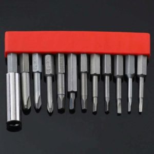 12 PCS / Set Screwdriver Bit With Magnetic S2 Alloy Steel Electric Screwdriver, Specification:5 (OEM)