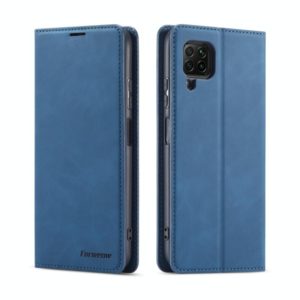 For Huawei P40 Lite / nova 6 SE Forwenw Dream Series Oil Edge Strong Magnetism Horizontal Flip Leather Case with Holder & Card Slots & Wallet & Photo Frame(Blue) (Forwenw) (OEM)