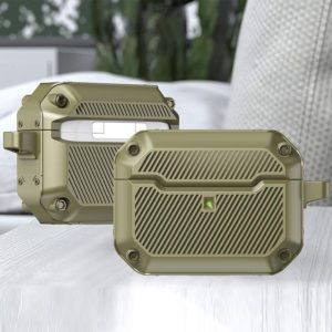 Shield Armor Shield Armor Waterproof Wireless Earphone Protective Case For AirPods Pro(ArmyGreen) (OEM)