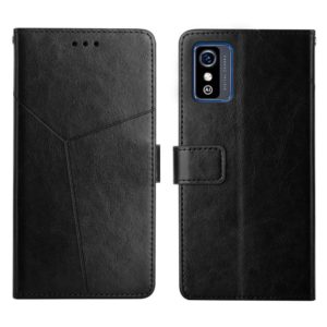 For ZTE Blade L9 Y Stitching Horizontal Flip Leather Phone Case(Black) (OEM)