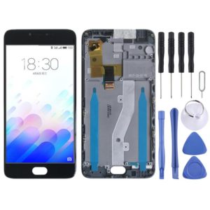 TFT LCD Screen for Meizu M3 Note (International Version)M681H M681Q Digitizer Full Assembly with Frame(Black) (OEM)