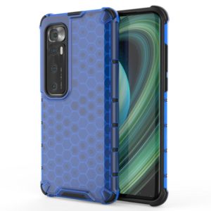For Xiaomi Mi 10 Ultra Shockproof Honeycomb PC + TPU Protective Case(Blue) (OEM)