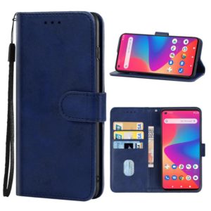 Leather Phone Case For BLU G91(Blue) (OEM)
