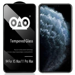For iPhone XS Max Shockproof Anti-breaking Edge Airbag Tempered Glass Film (OEM)