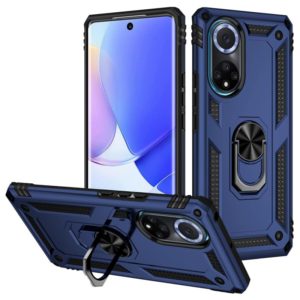 For Huawei nova 9 Shockproof TPU + PC Holder Phone Case(Blue) (OEM)
