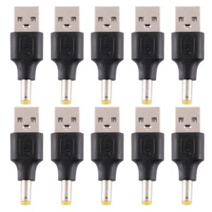 10 PCS 4.8 x 1.7mm Male to USB 2.0 Male DC Power Plug Connector (OEM)