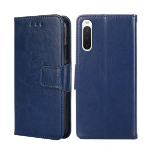For Sony Xperia 10 IV Crystal Texture Leather Phone Case(Royal Blue) (OEM)