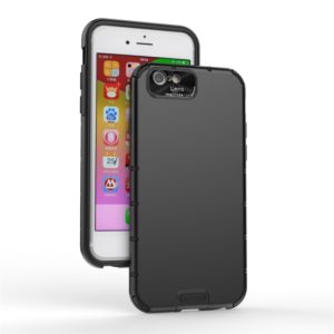 For iPhone 6 / 6s Shockproof Grain PC + TPU Case(Black) (OEM)