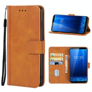 Leather Phone Case For CUBOT X18 Plus(Brown) (OEM)