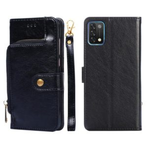 For UMIDIGI A11 Zipper Bag Leather Phone Case(Black) (OEM)