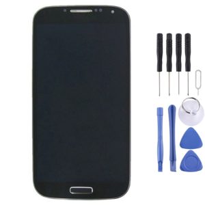 Original LCD Display + Touch Panel with Frame for Galaxy S4 / i9505(Black) (OEM)