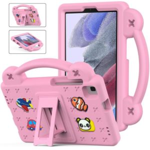 For Samsung Galaxy Tab A7 Lite 8.7 2021 T220/T225 Handle Kickstand Children EVA Shockproof Tablet Case(Pink) (OEM)