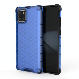 For Galaxy Note 10 Lite Shockproof Honeycomb PC + TPU Protective Case(Blue) (OEM)