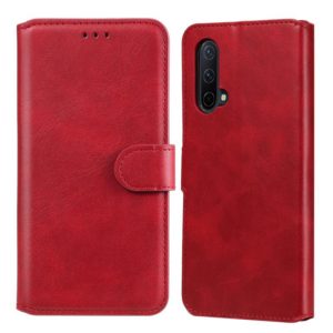 Classic Calf Texture PU + TPU Horizontal Flip Leather Case with Holder & Card Slots & Wallet For OnePlus Nord CE 5G(Red) (OEM)