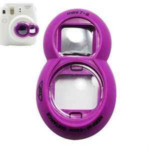 2PCS Selfie Mirror for Polaroid Mini7s / Mini8(Purple) (OEM)