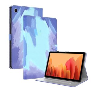 For Samsung Galaxy Tab A7 10.4 2020 T500 / T505 Voltage Watercolor Pattern Skin Feel Magnetic Horizontal Flip PU Leather Case with Holder & Card Slots & Photo Frame & Sleep / Wake-up Function(Winter Snow) (OEM)