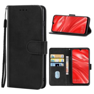 For Huawei Enjoy 9s Leather Phone Case(Black) (OEM)