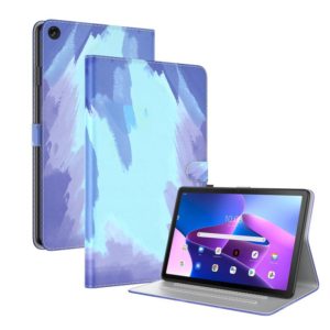 For Lenovo Tab M10 Plus 10.6 3rd Gen. Watercolor Pattern Skin Feel Magnetic Leather Tablet Case(Winter Snow) (OEM)